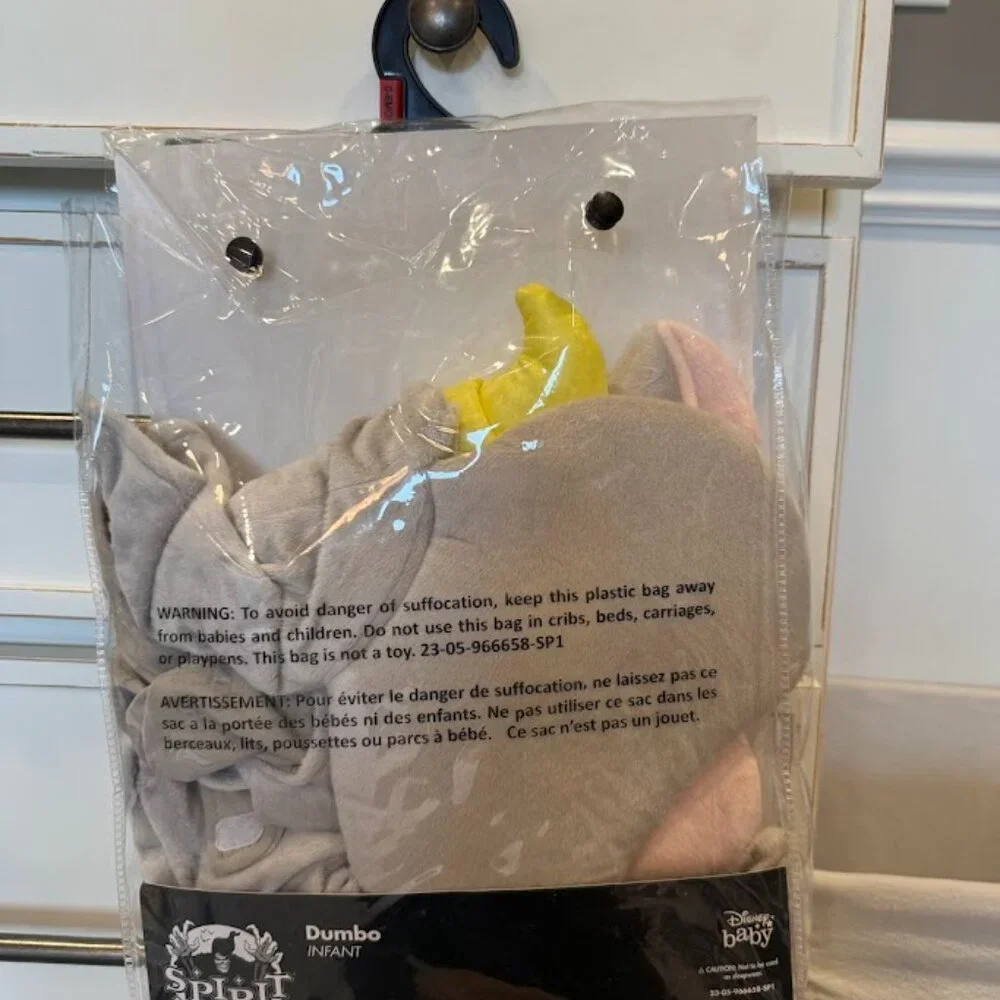 Disney Baby Dumbo Halloween Costume 0-6M - Picture 2 of 2